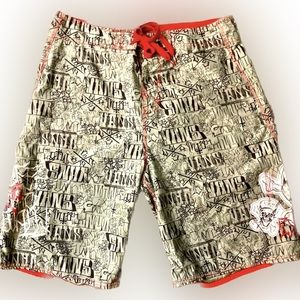 VANS Skater/ Swim Short, Size 34, Made in Cambodia. Unique and Vintage!